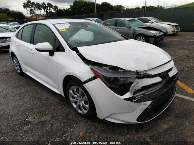 toyota corolla 2020 jtdeprae7lj057665