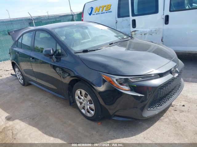 toyota corolla 2020 jtdeprae7lj062459