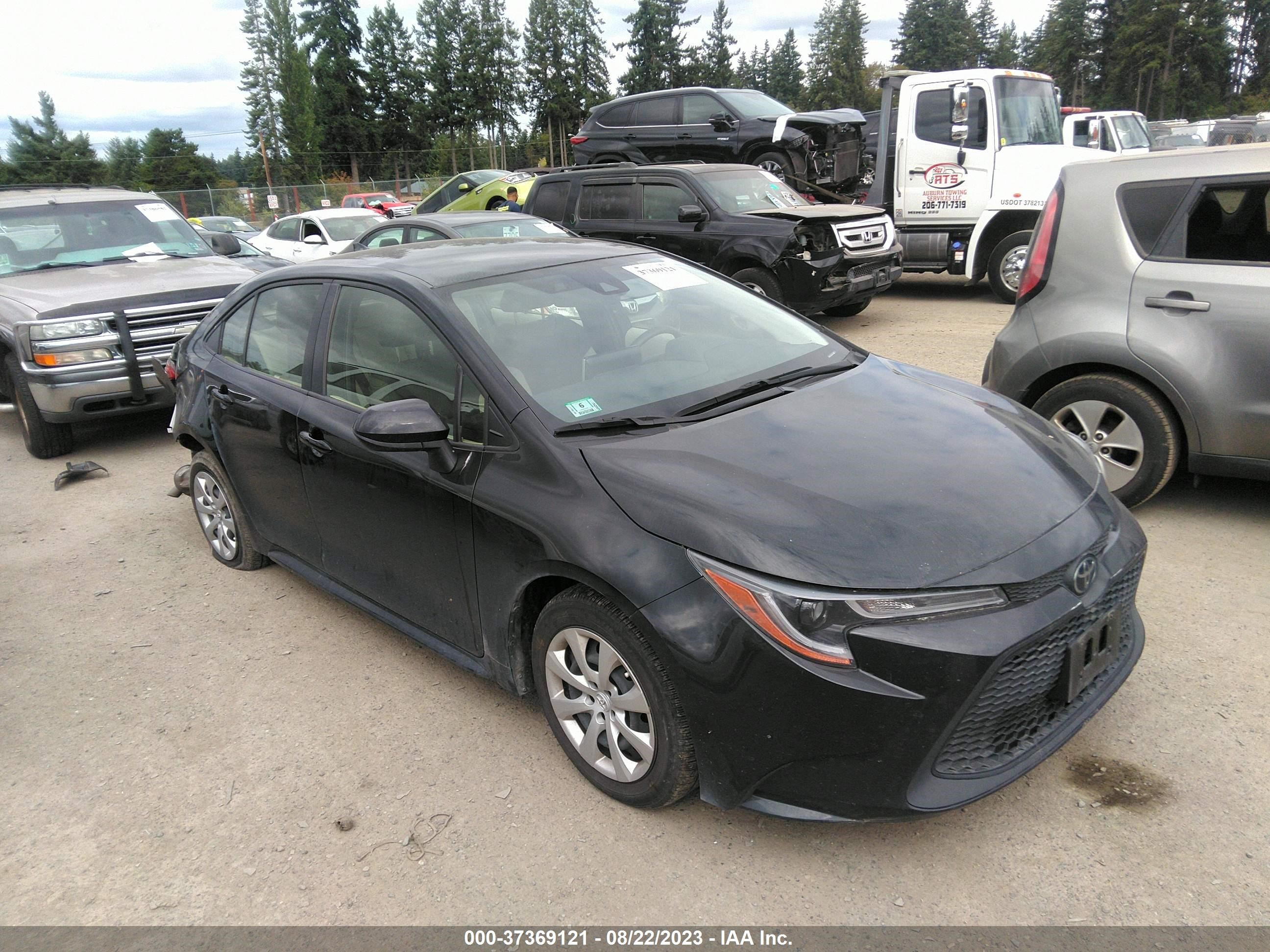 toyota corolla 2020 jtdeprae7lj089676