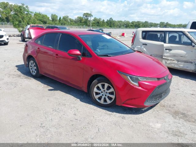 toyota corolla 2020 jtdeprae7lj097986