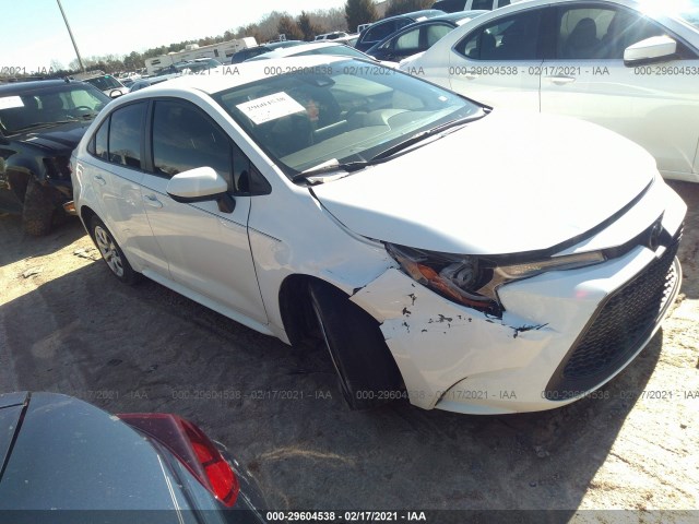 toyota corolla 2020 jtdeprae8lj024769