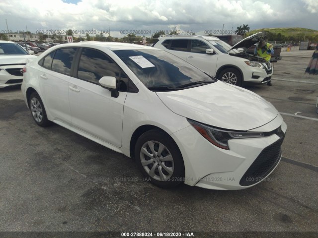 toyota corolla 2020 jtdeprae8lj052572