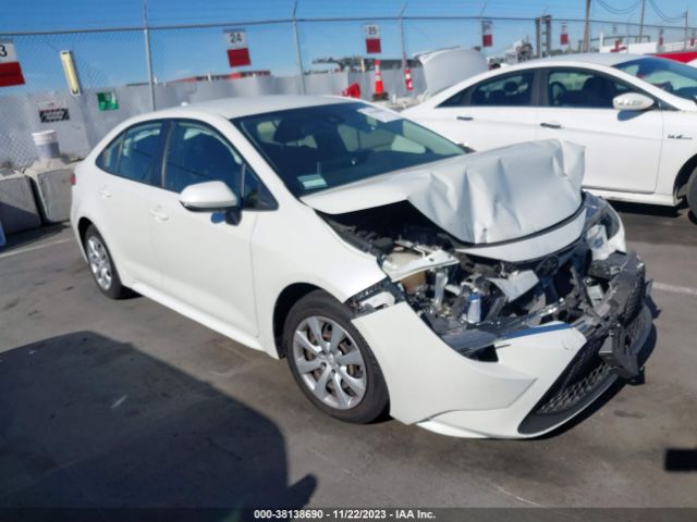 toyota corolla 2020 jtdeprae9lj045260