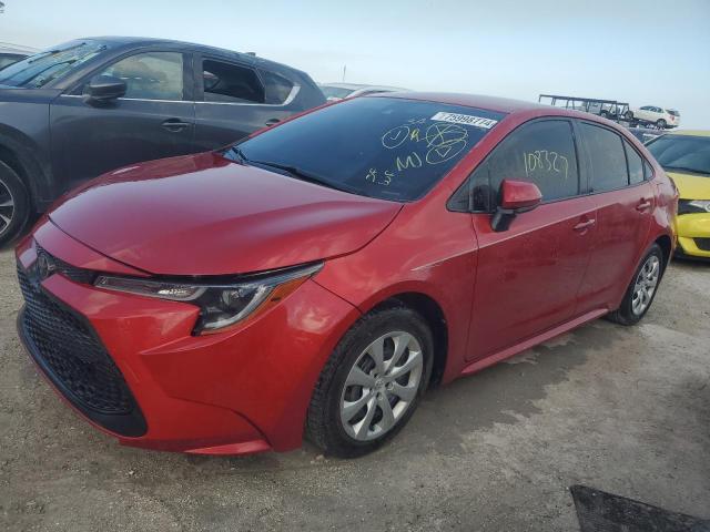 toyota corolla le 2020 jtdeprae9lj047185