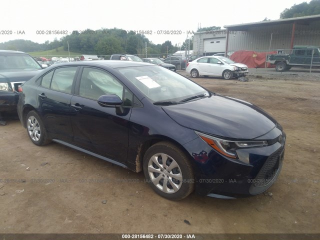 toyota corolla 2020 jtdeprae9lj054637