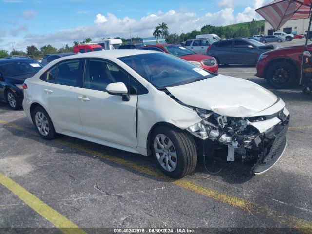 toyota corolla 2020 jtdeprae9lj063693