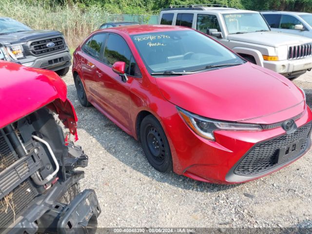 toyota corolla 2020 jtdeprae9lj112973