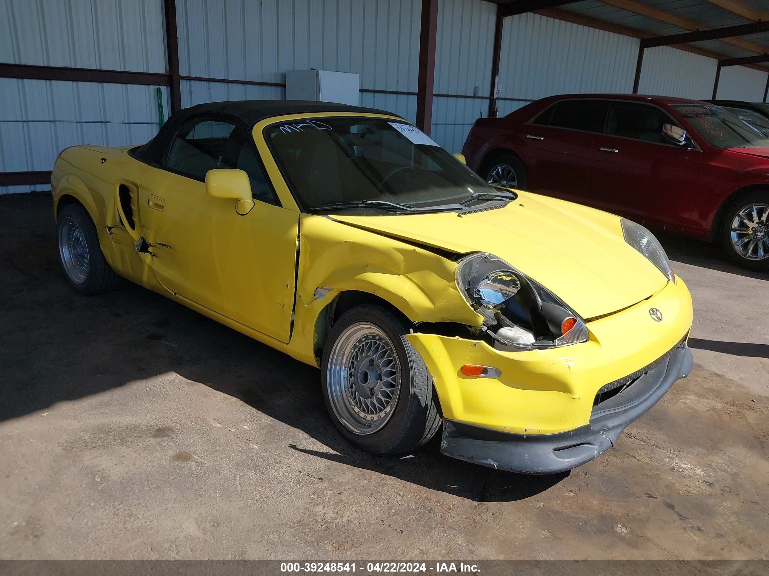 toyota mr2 2001 jtdfr320510040025