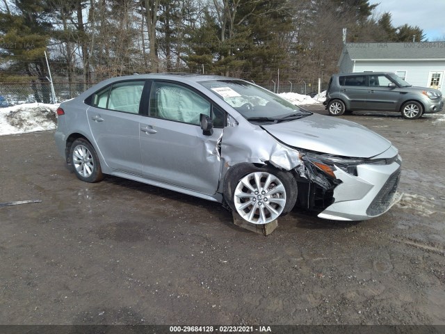 toyota corolla 2020 jtdhprae3lj016348