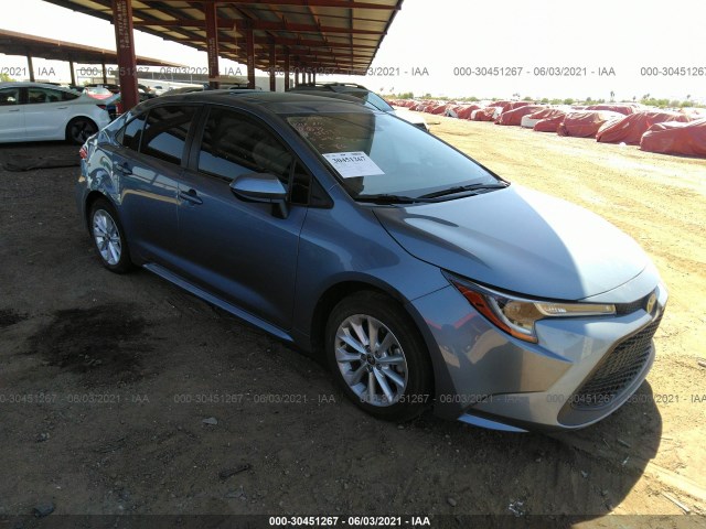 toyota corolla 2020 jtdhprae5lj096557