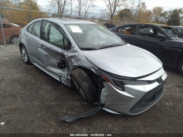 toyota corolla 2020 jtdhprae9lj067501