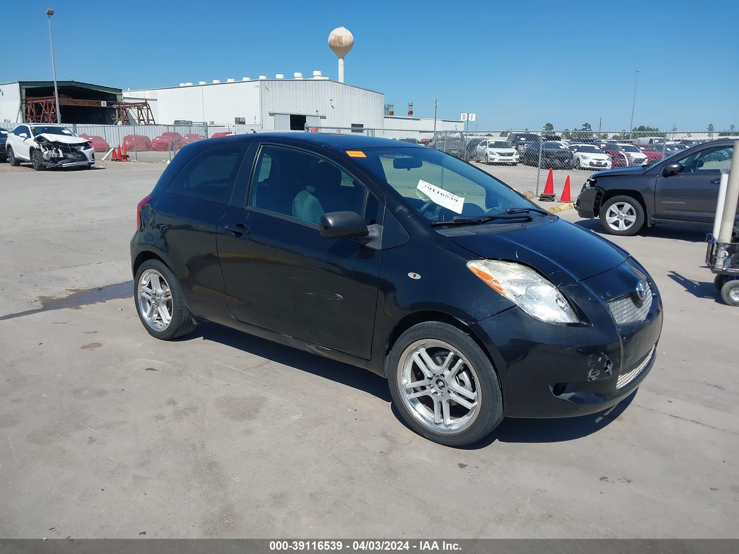 toyota yaris 2007 jtdjt923075122667