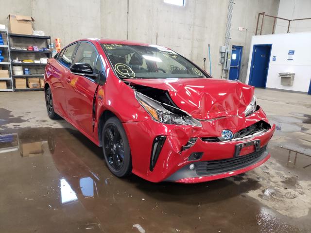 toyota prius xle 2021 jtdkamfu1m3129604