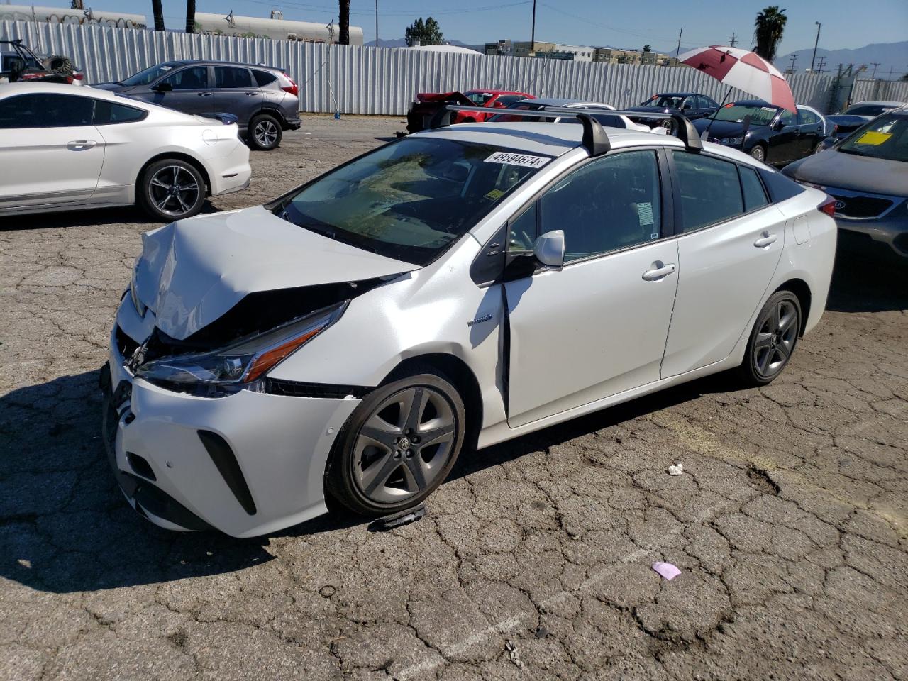 toyota prius 2021 jtdkamfu3m3147862