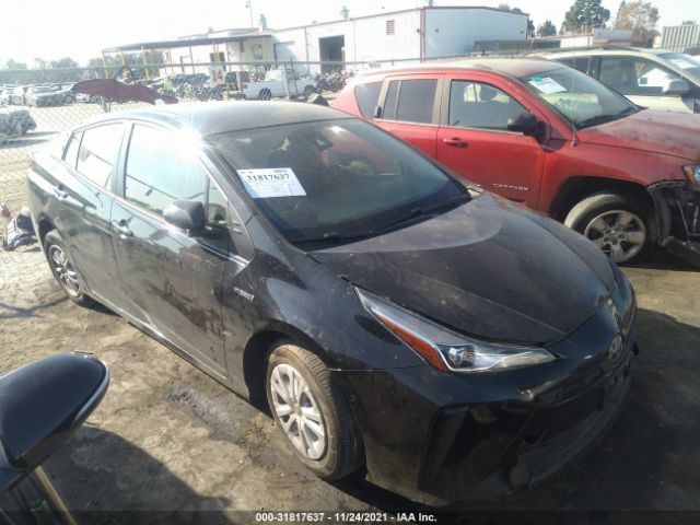 toyota prius 2021 jtdkamfu5m3133963