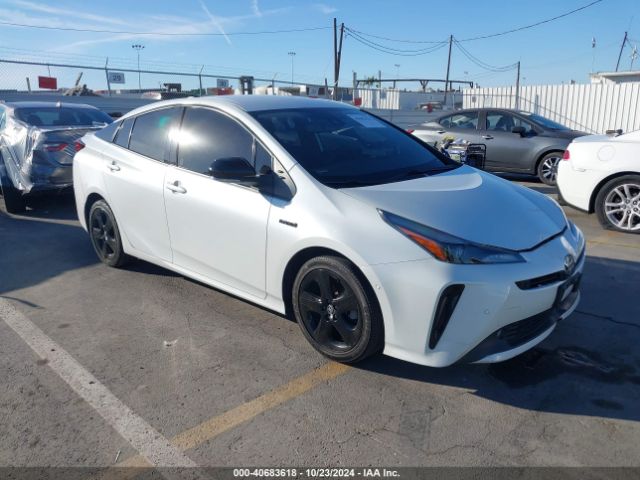 toyota prius 2021 jtdkamfu9m3130225