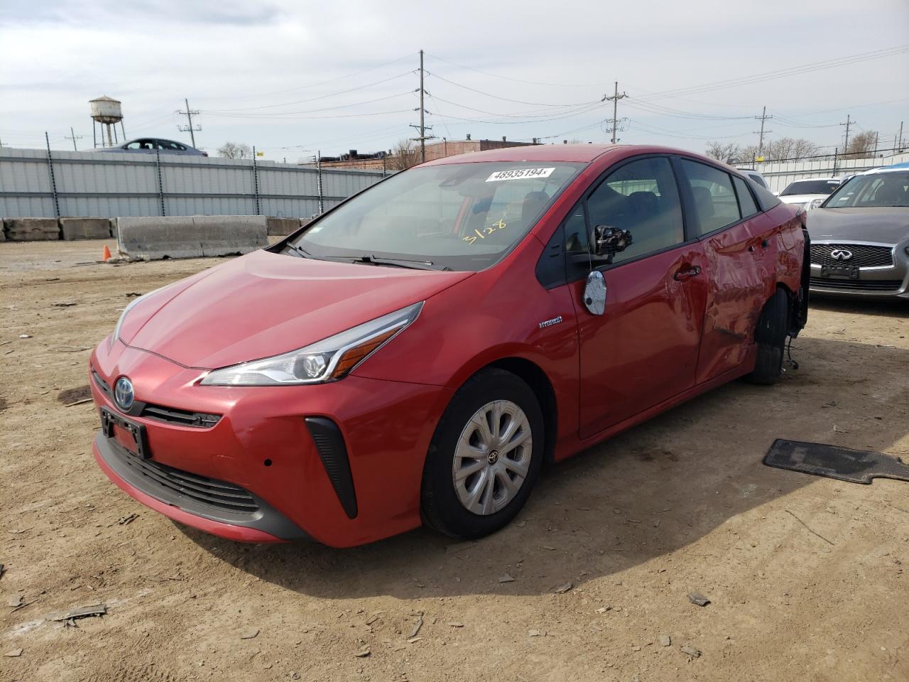 toyota prius 2021 jtdkamfu9m3147171