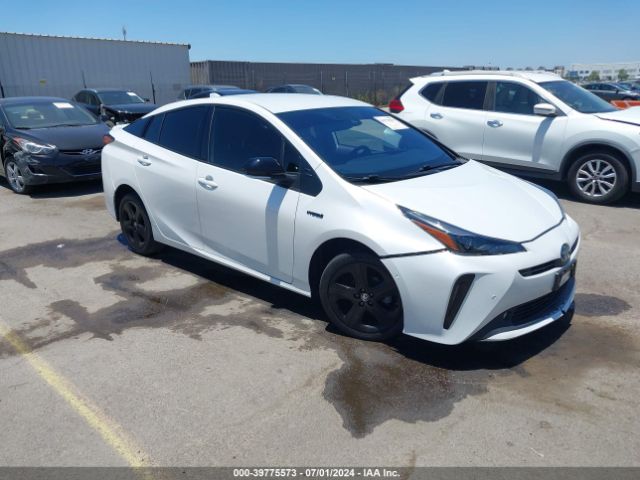 toyota prius 2021 jtdkamfuxm3129049