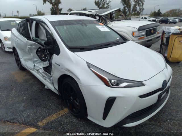 toyota prius 2021 jtdkamfuxm3137281