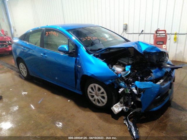 toyota prius 2019 jtdkarfu0k3076128