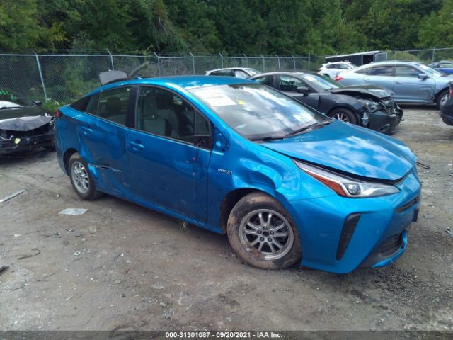 toyota prius 2019 jtdkarfu3k3101376