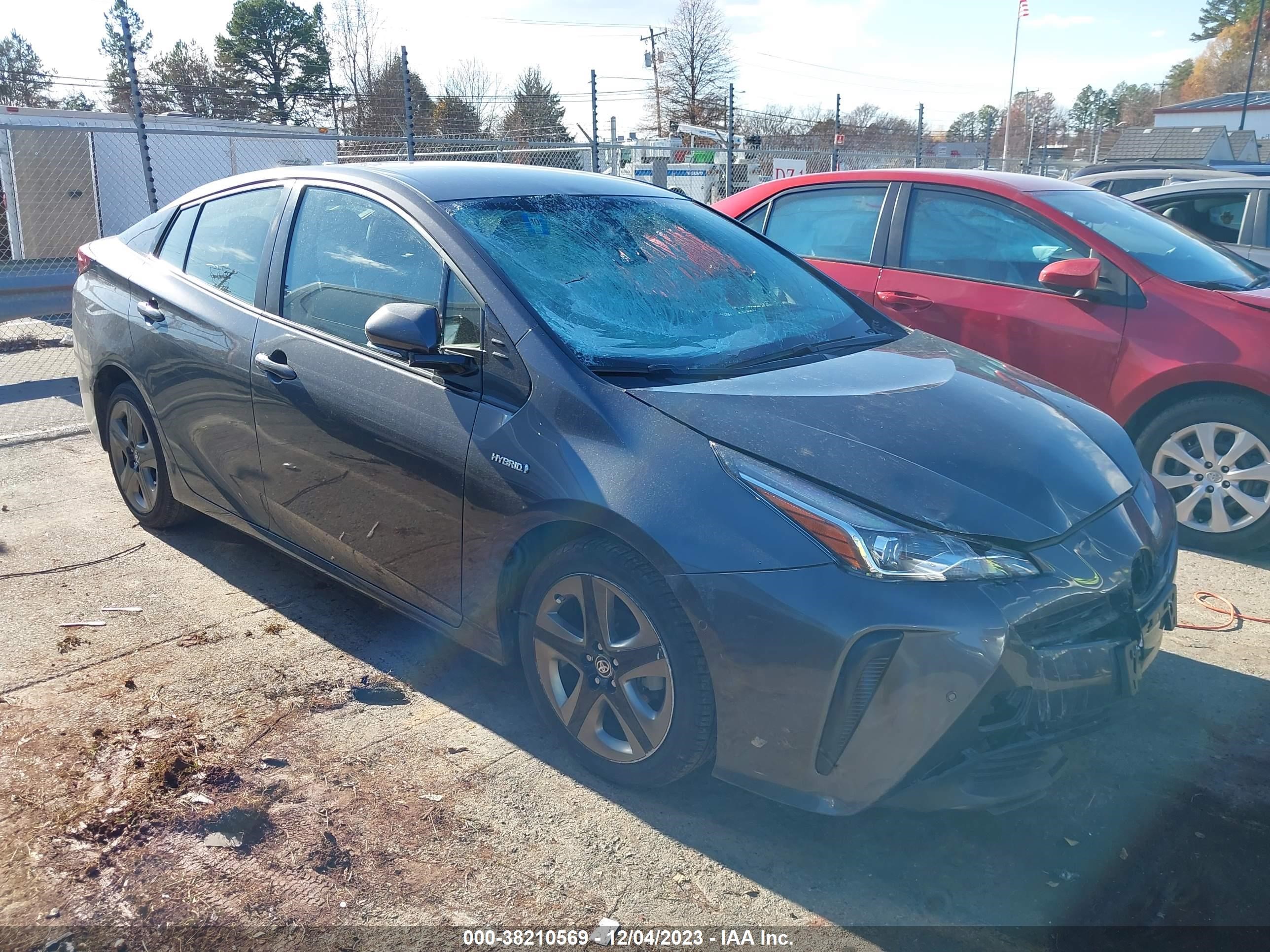 toyota prius 2019 jtdkarfu4k3080490