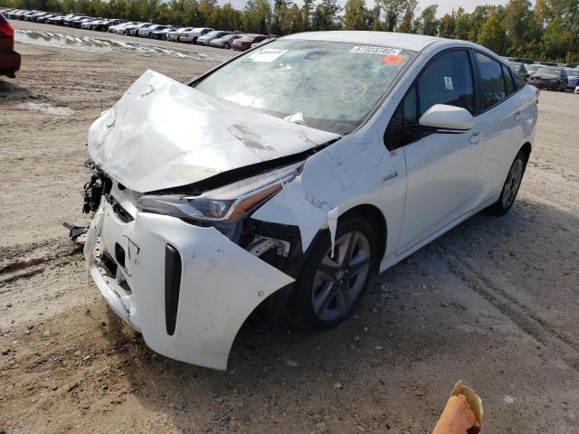 toyota prius 2019 jtdkarfu4k3092333