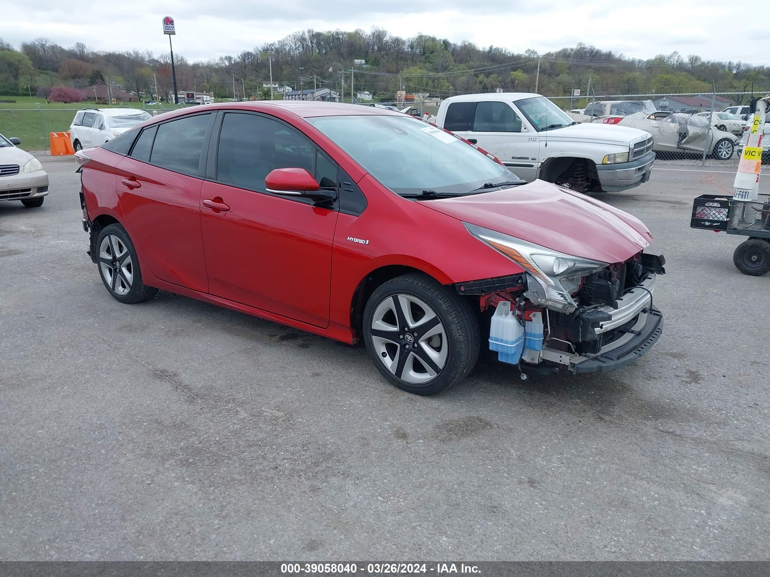 toyota prius 2017 jtdkarfu7h3529346