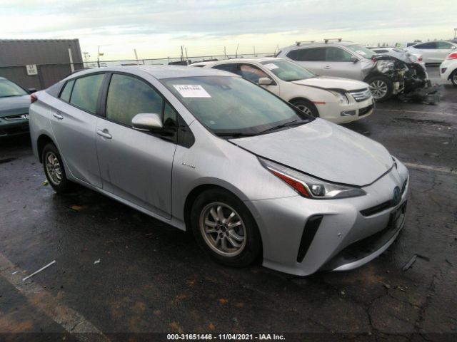 toyota prius 2020 jtdkarfu7l3121812