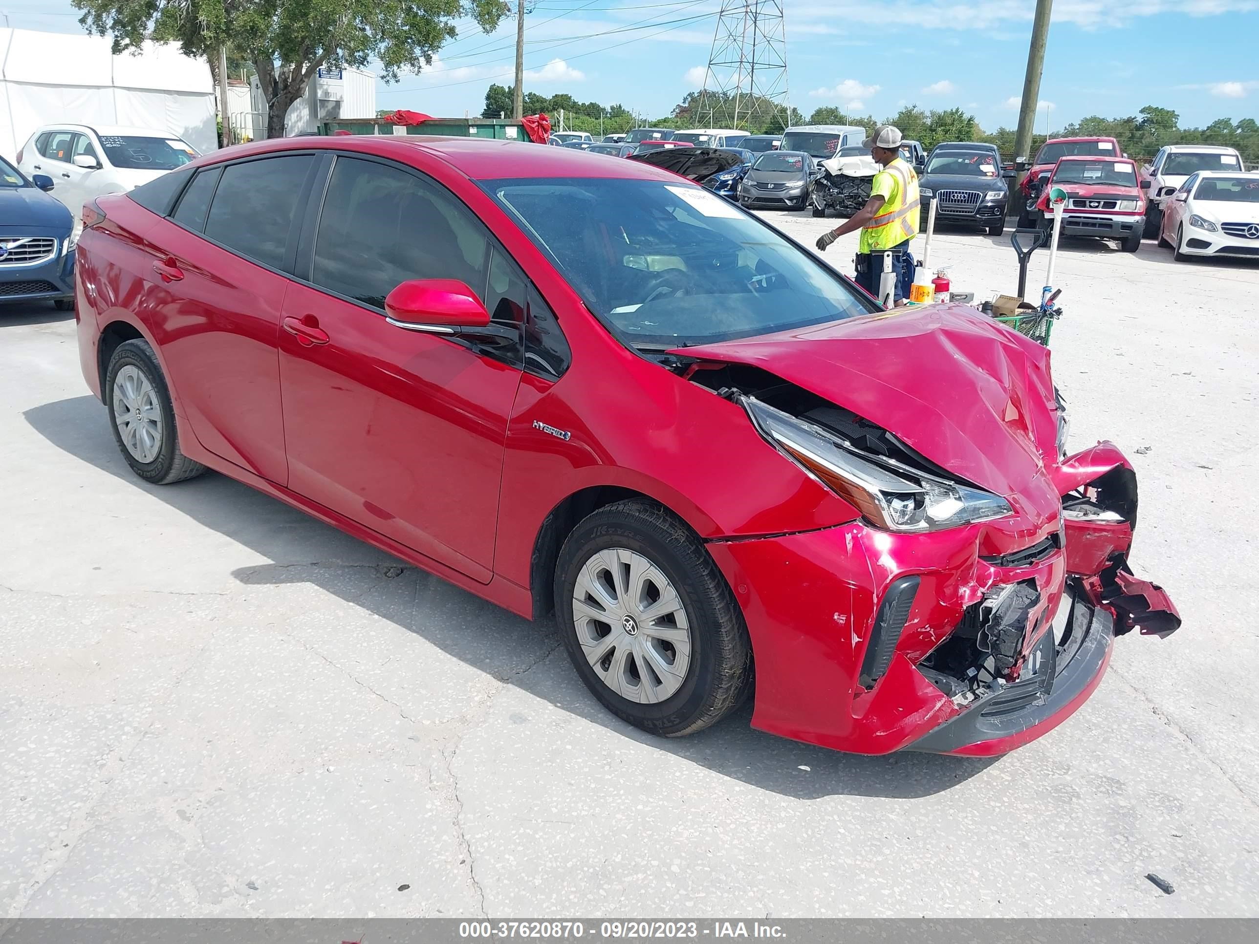 toyota prius 2019 jtdkarfu9k3075639