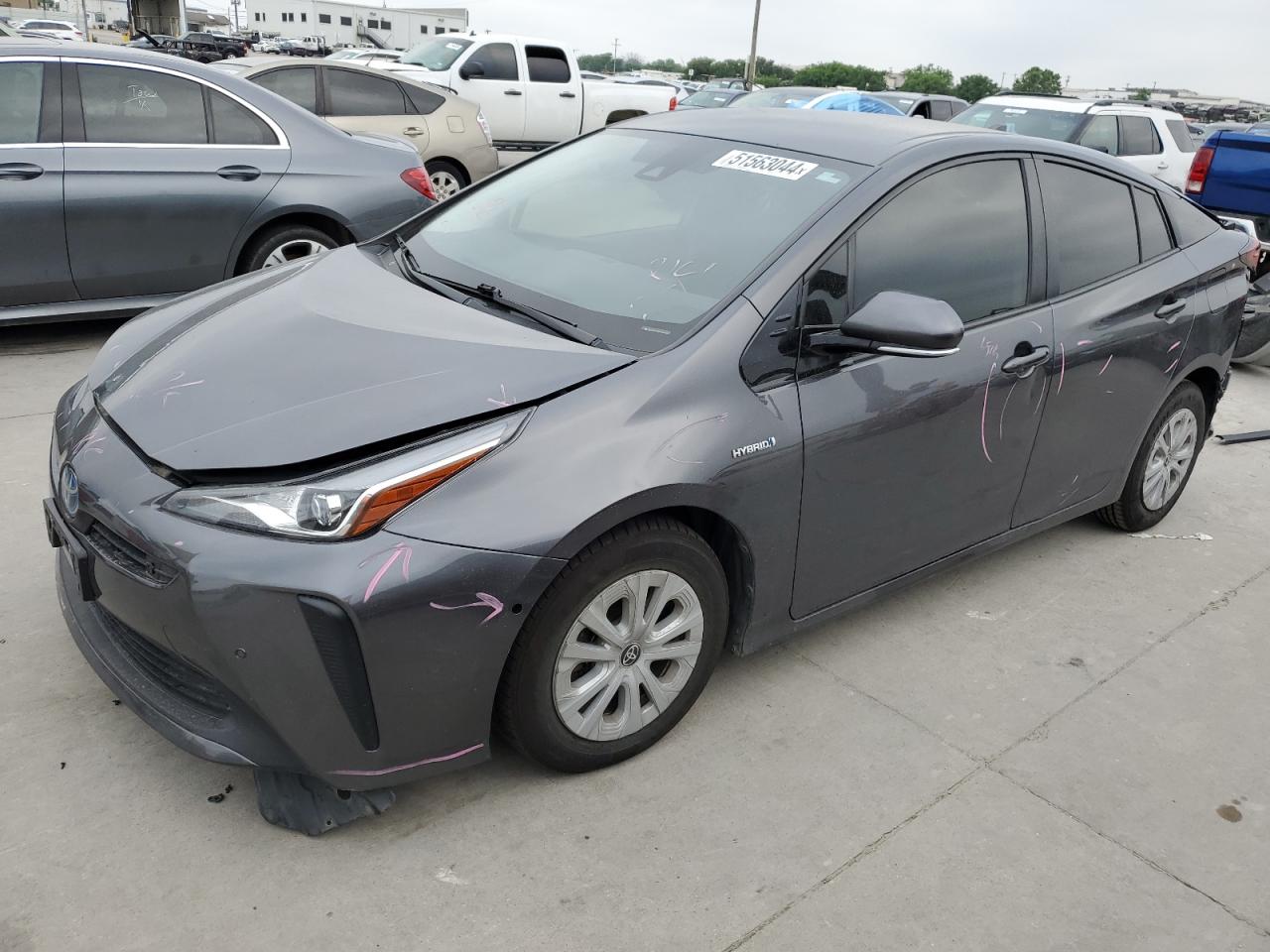 toyota prius 2019 jtdkarfu9k3101625