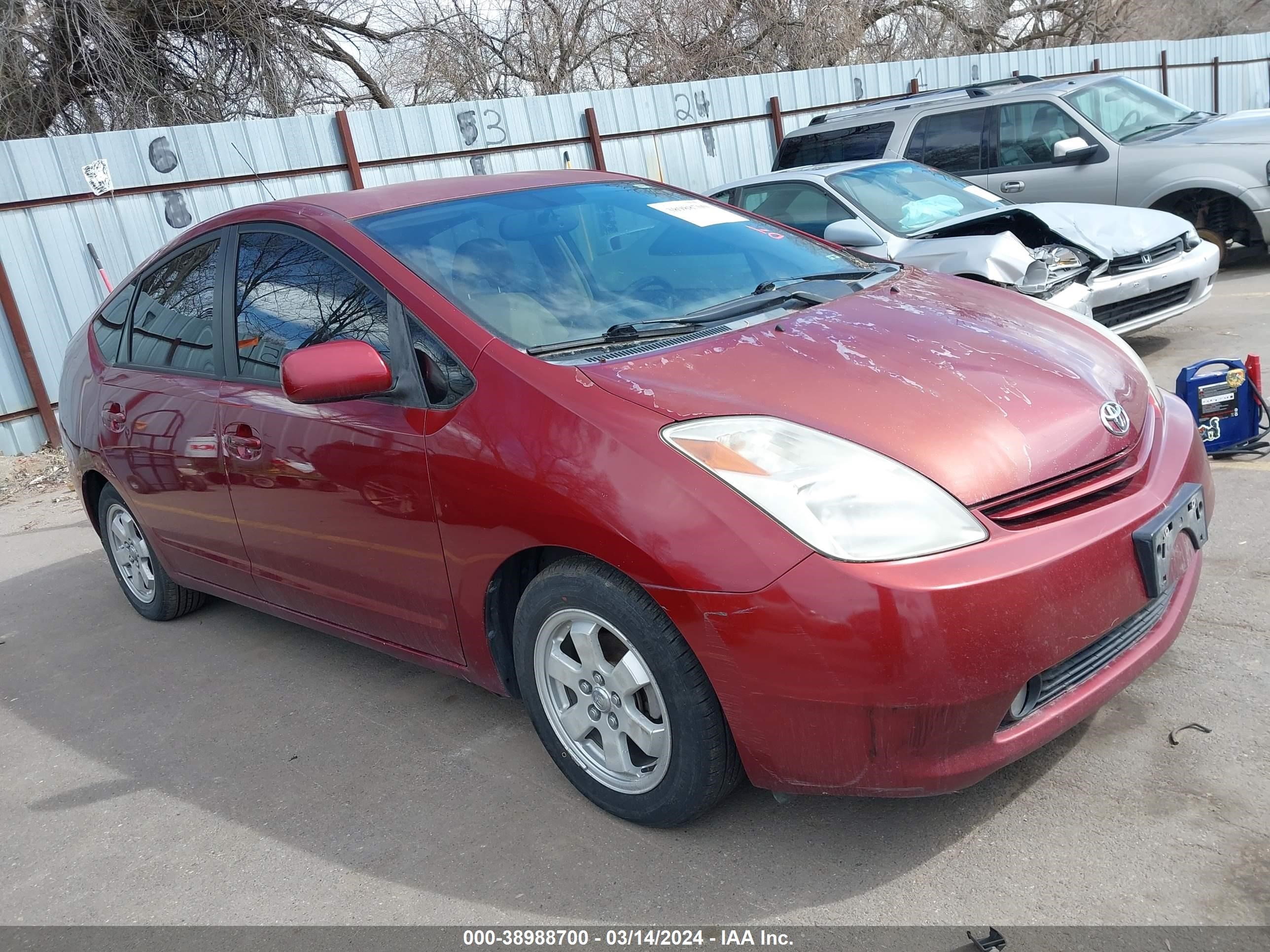 toyota prius 2004 jtdkb20u040116208