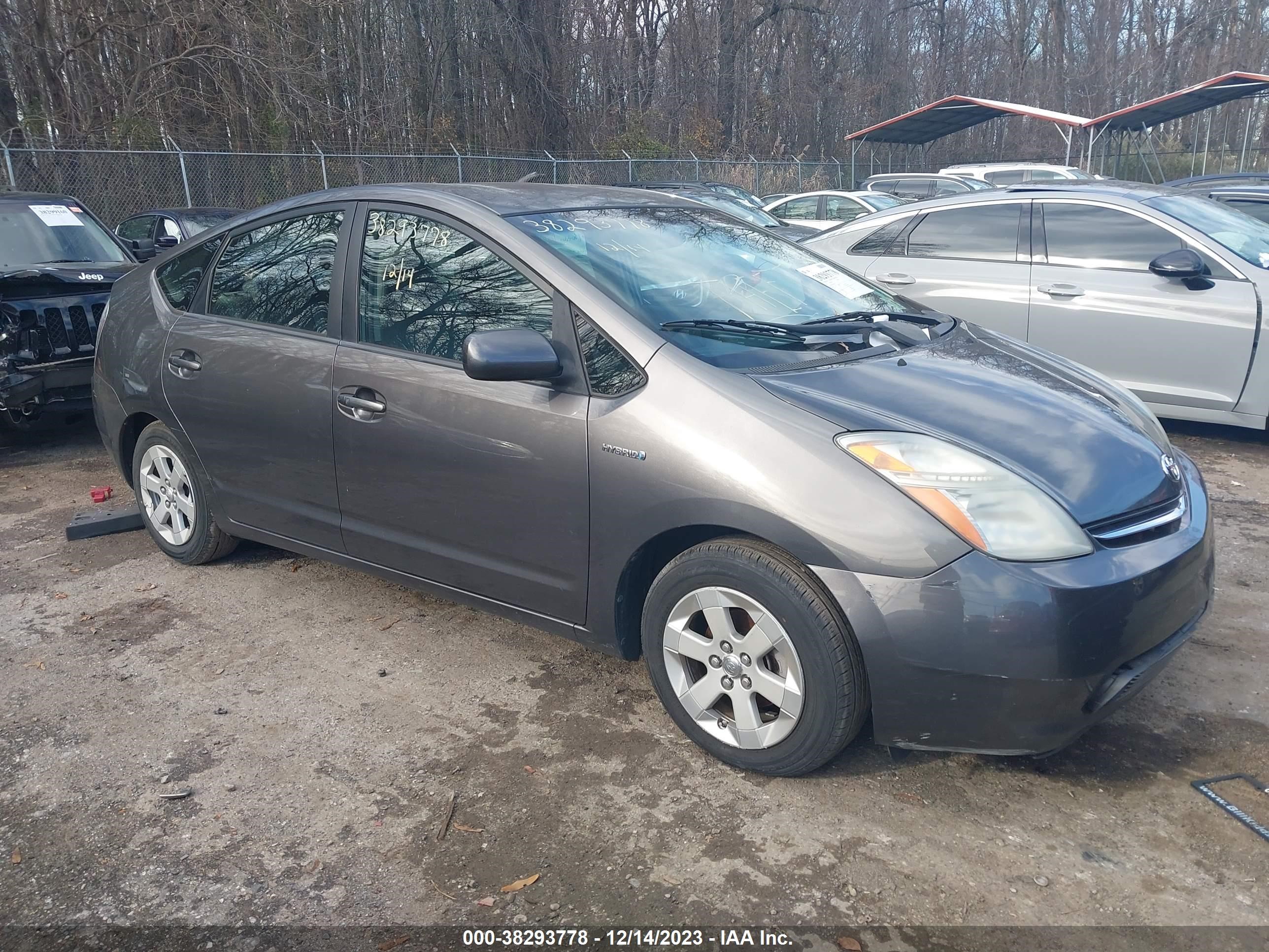 toyota prius 2007 jtdkb20u073207532