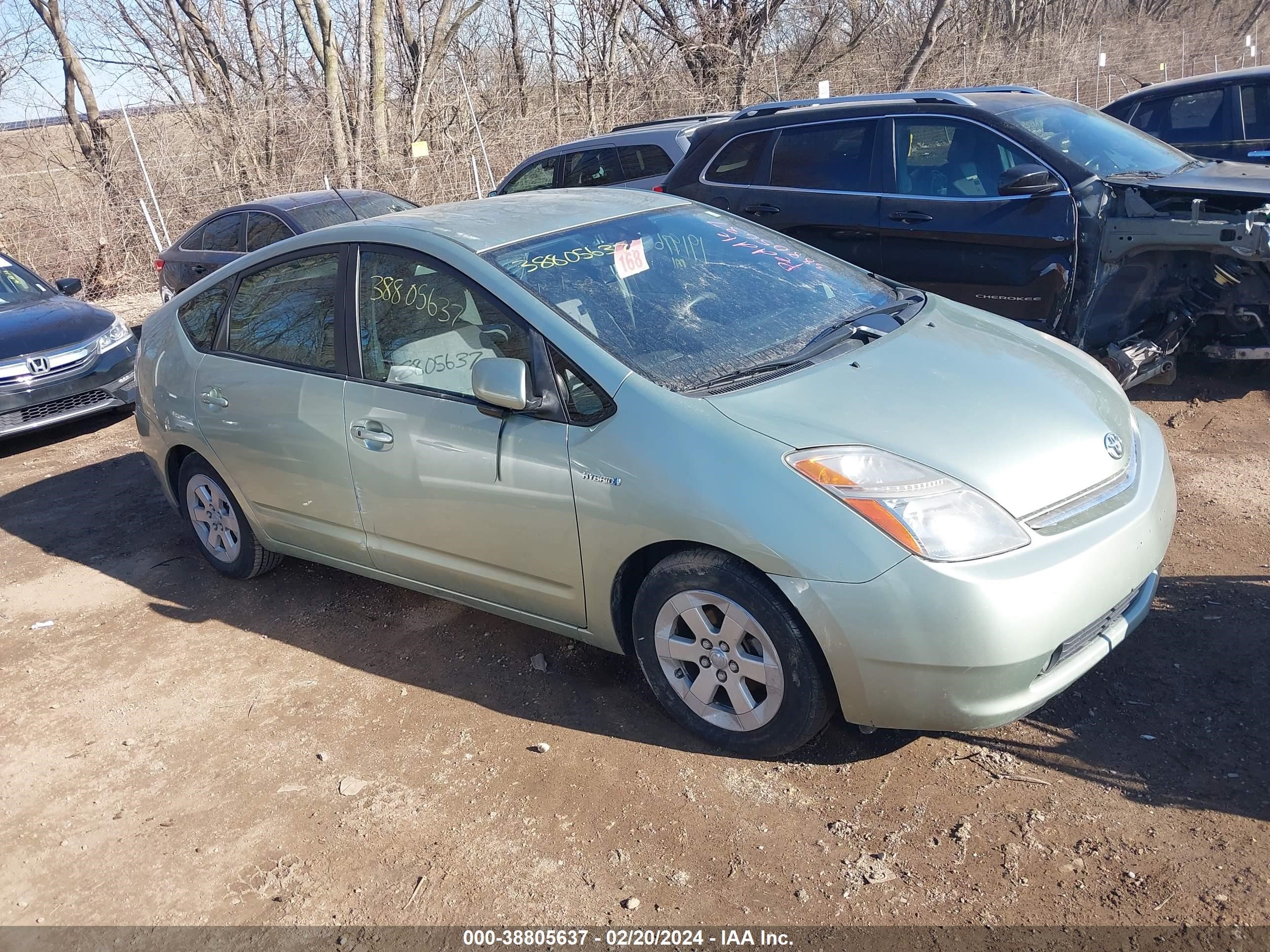 toyota prius 2007 jtdkb20u077633312