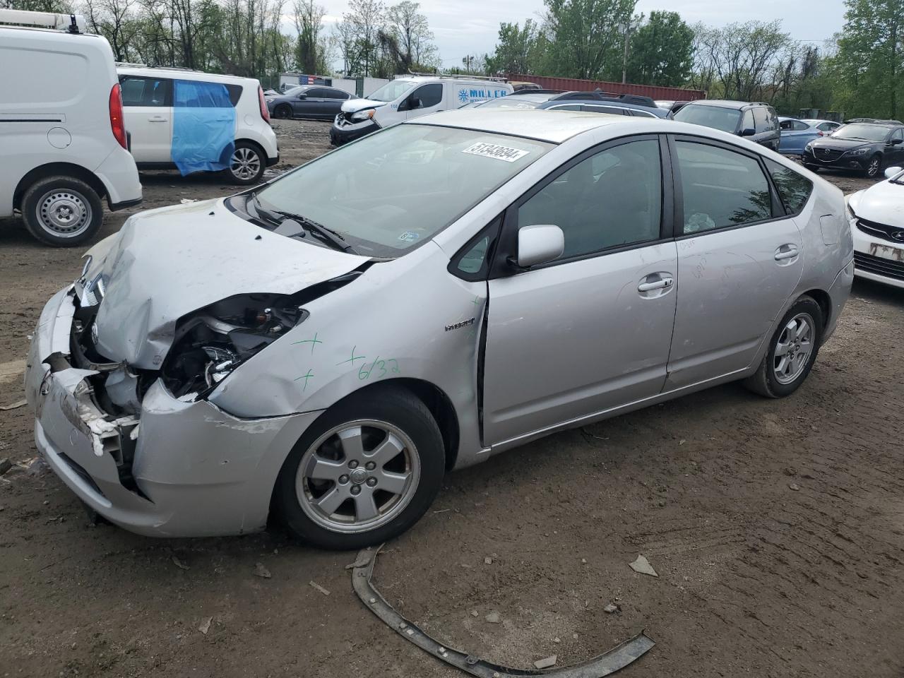 toyota prius 2007 jtdkb20u177681563