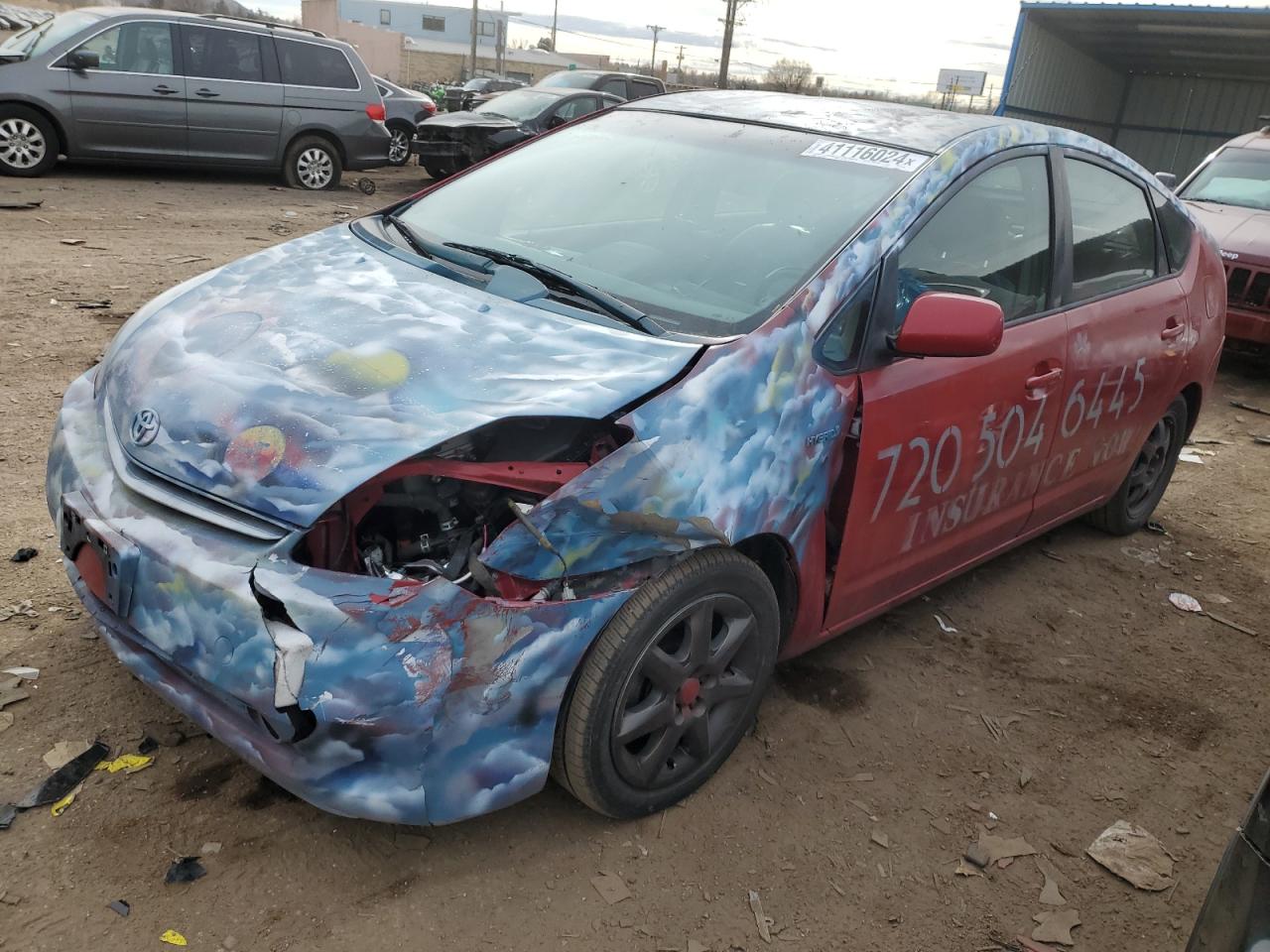 toyota prius 2007 jtdkb20u377571260