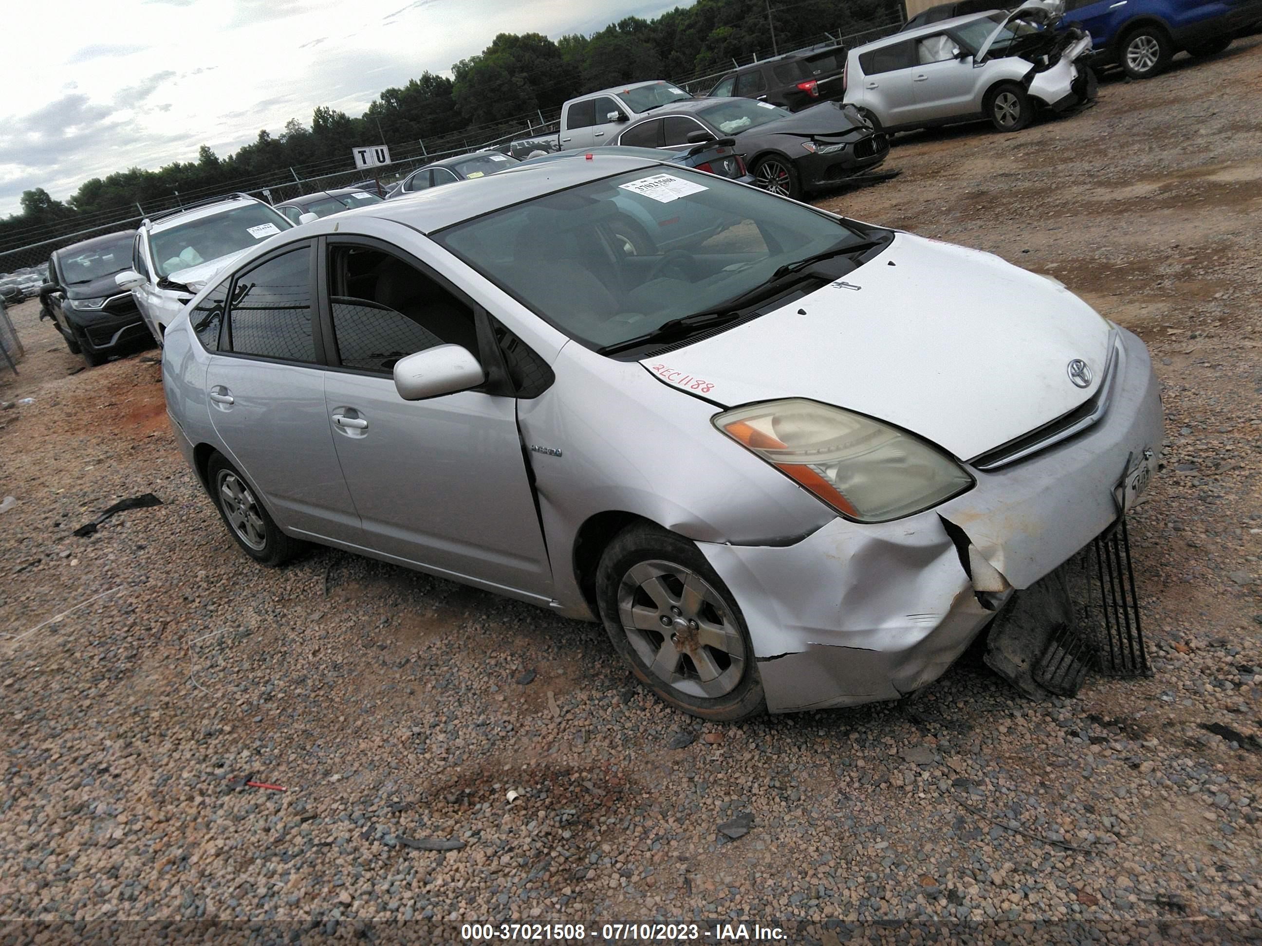 toyota prius 2007 jtdkb20u377587457