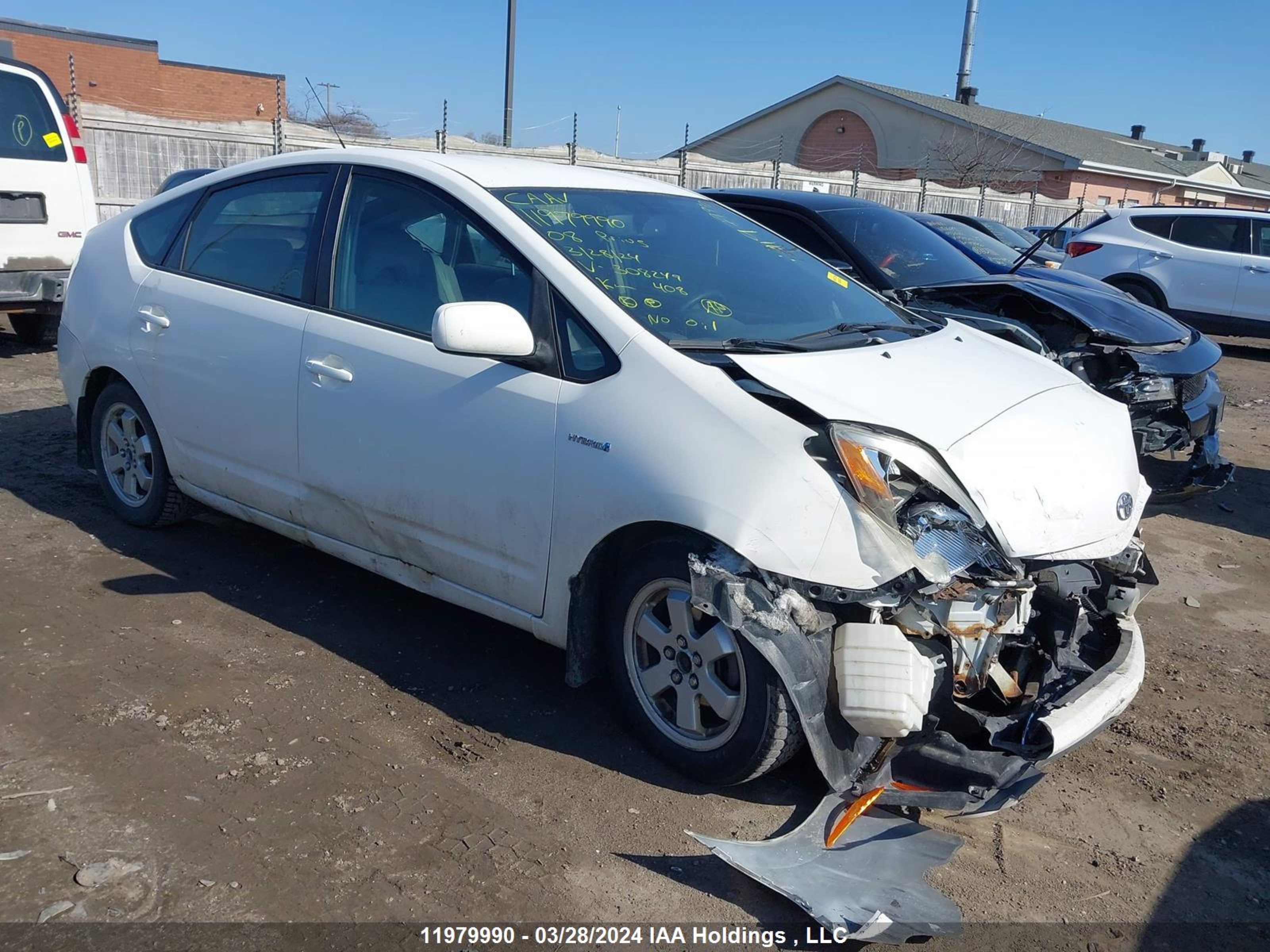 toyota prius 2008 jtdkb20u483308249