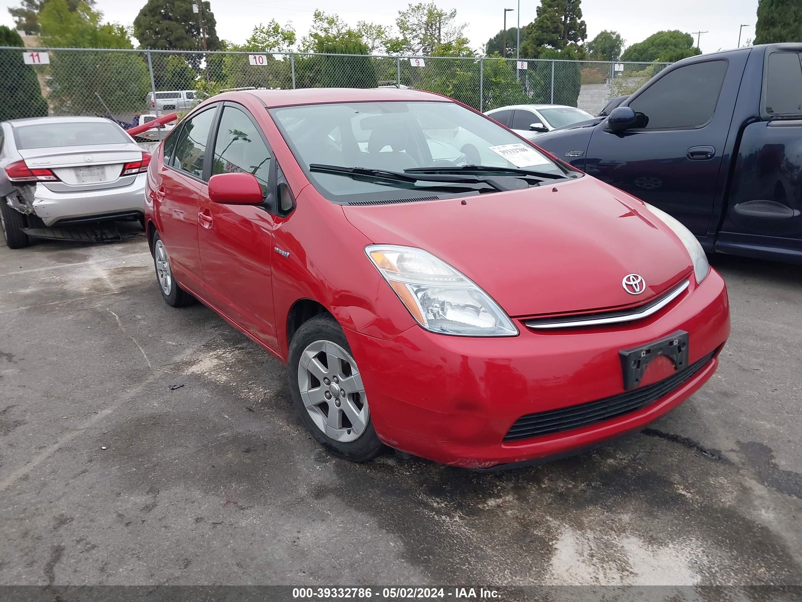 toyota prius 2007 jtdkb20u573287233