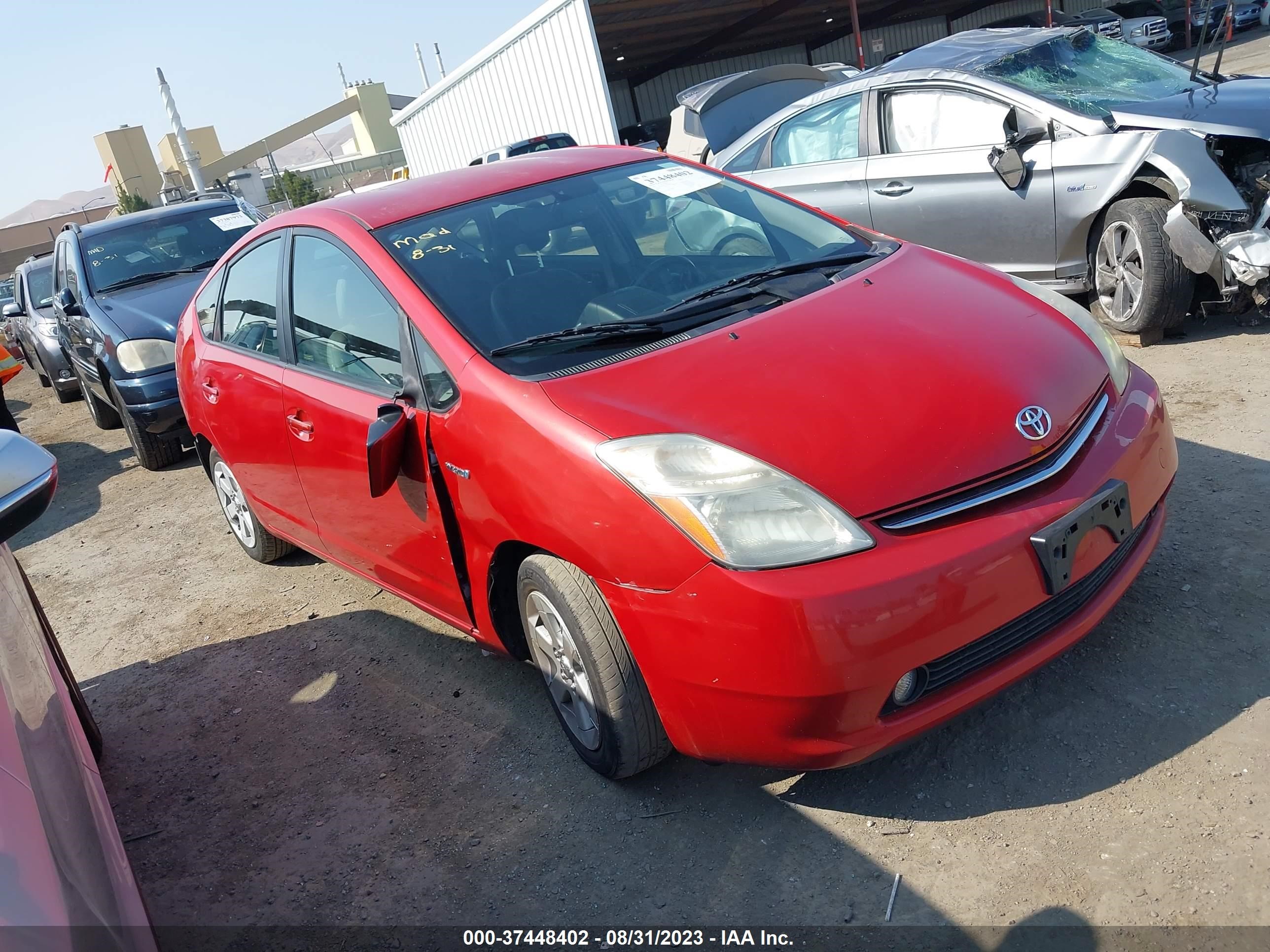 toyota prius 2007 jtdkb20u977668589