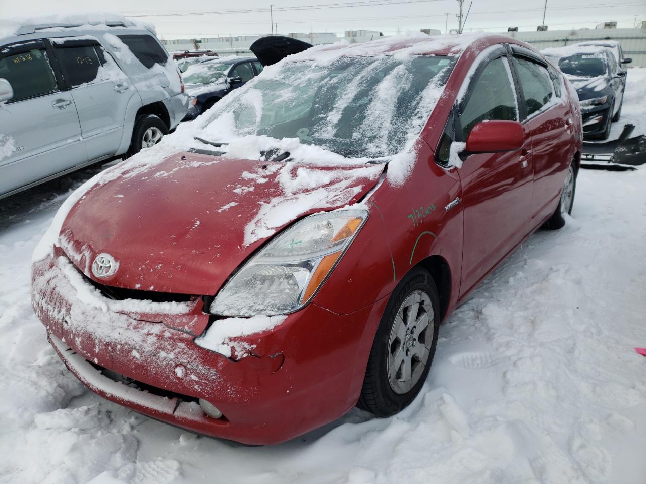 toyota prius 2007 jtdkb20ux77629249