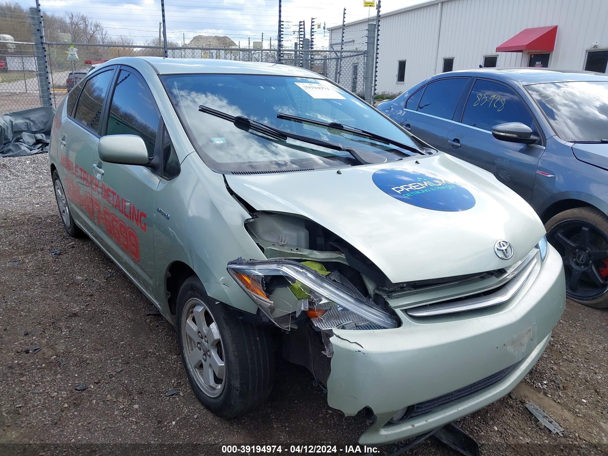 toyota prius 2008 jtdkb20ux87719504