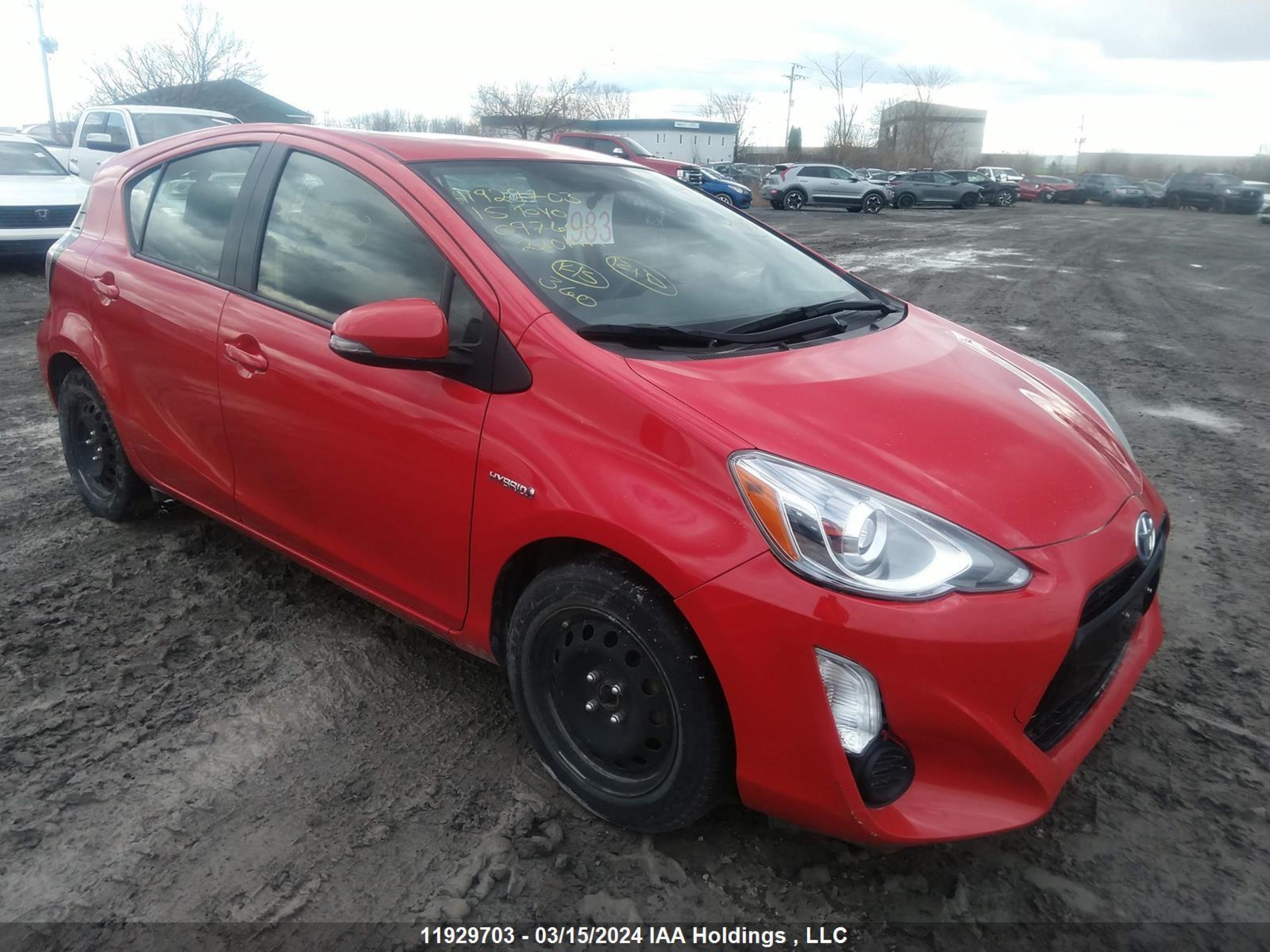 toyota prius c 2015 jtdkdtb30f1097600