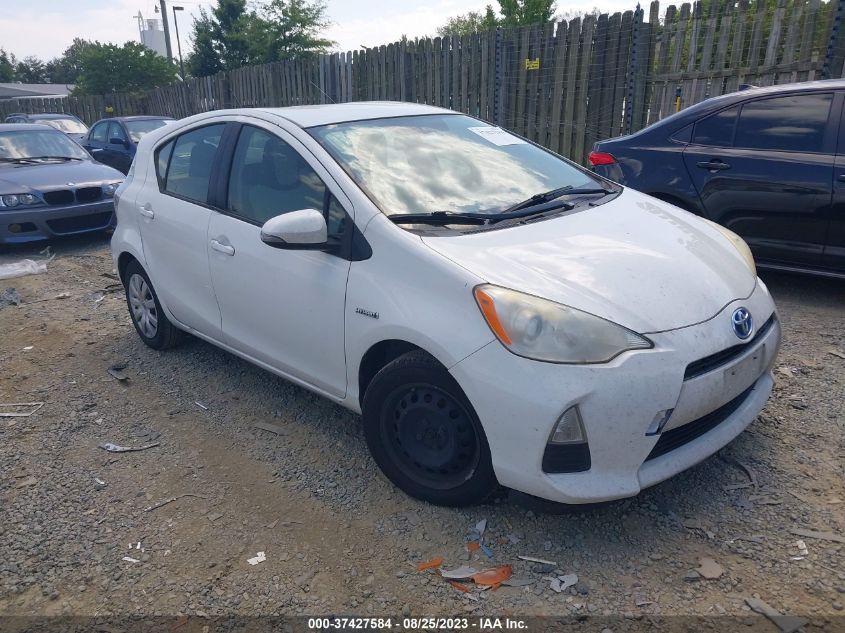 toyota prius c 2014 jtdkdtb31e1567762