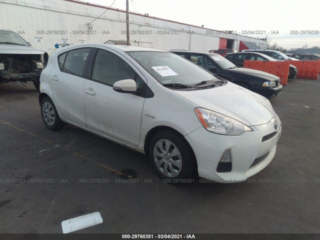 toyota prius c 2012 jtdkdtb3xc1505063