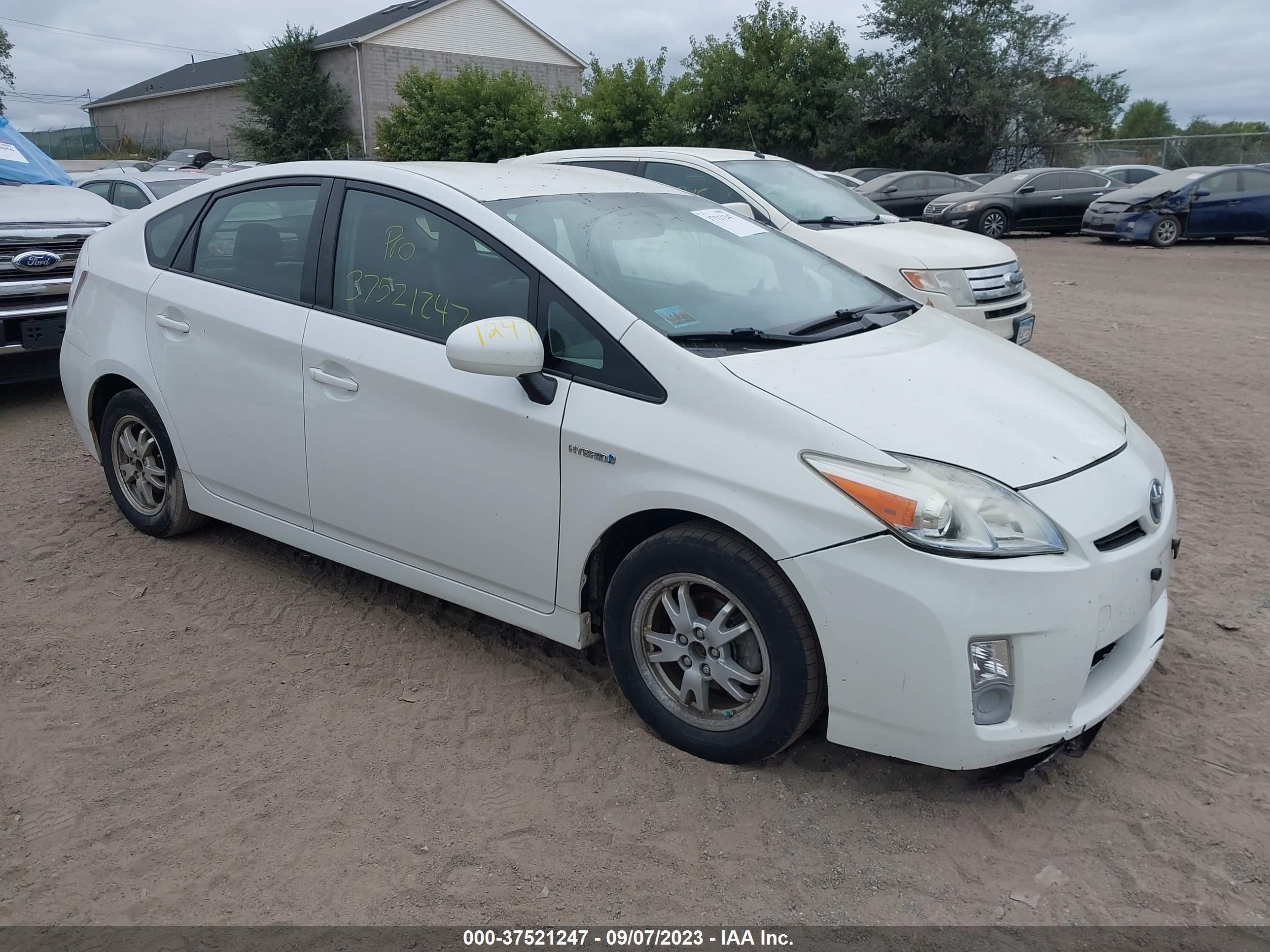 toyota prius 2010 jtdkn3du0a0031923