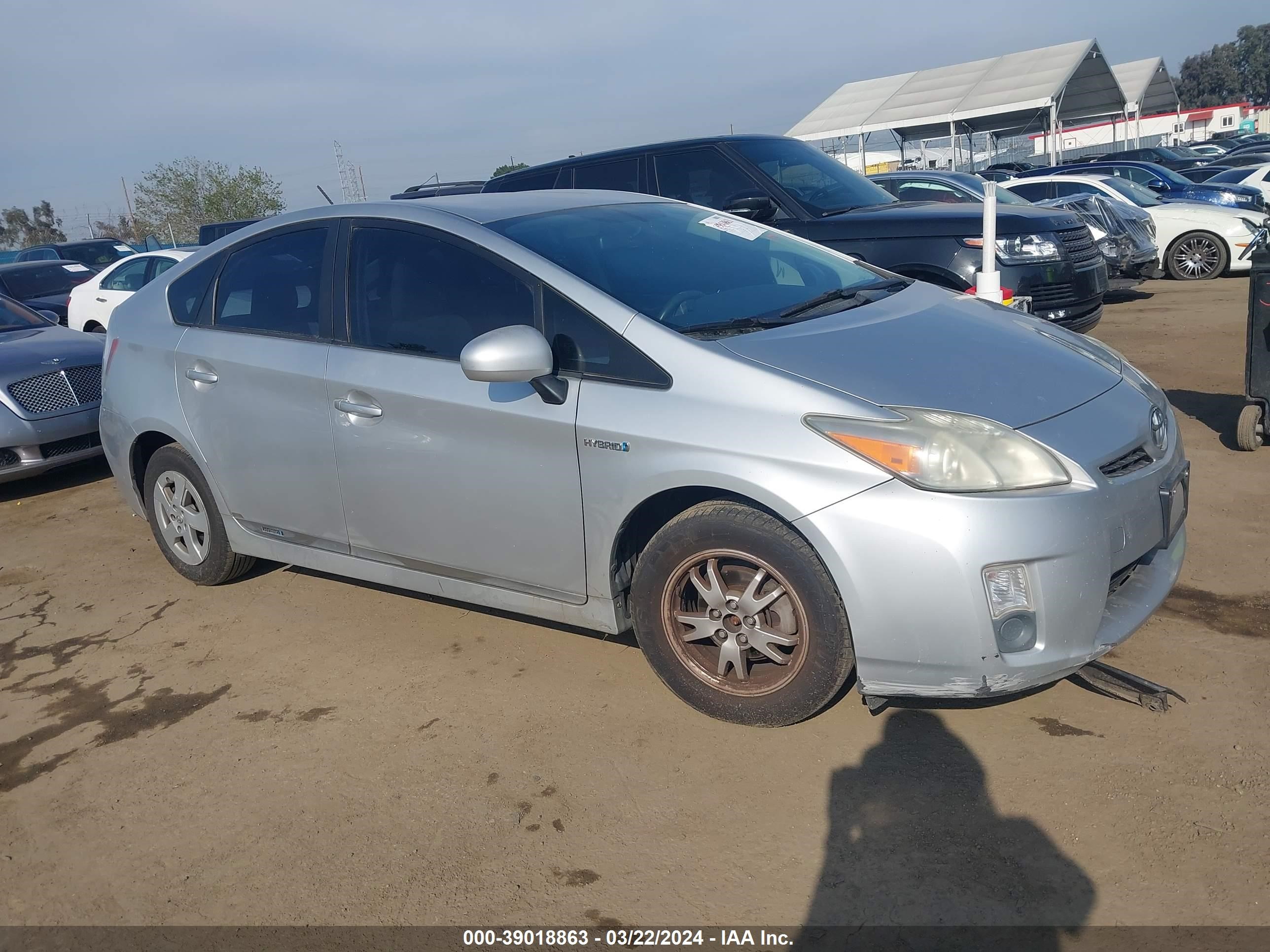 toyota prius 2010 jtdkn3duxa1298464