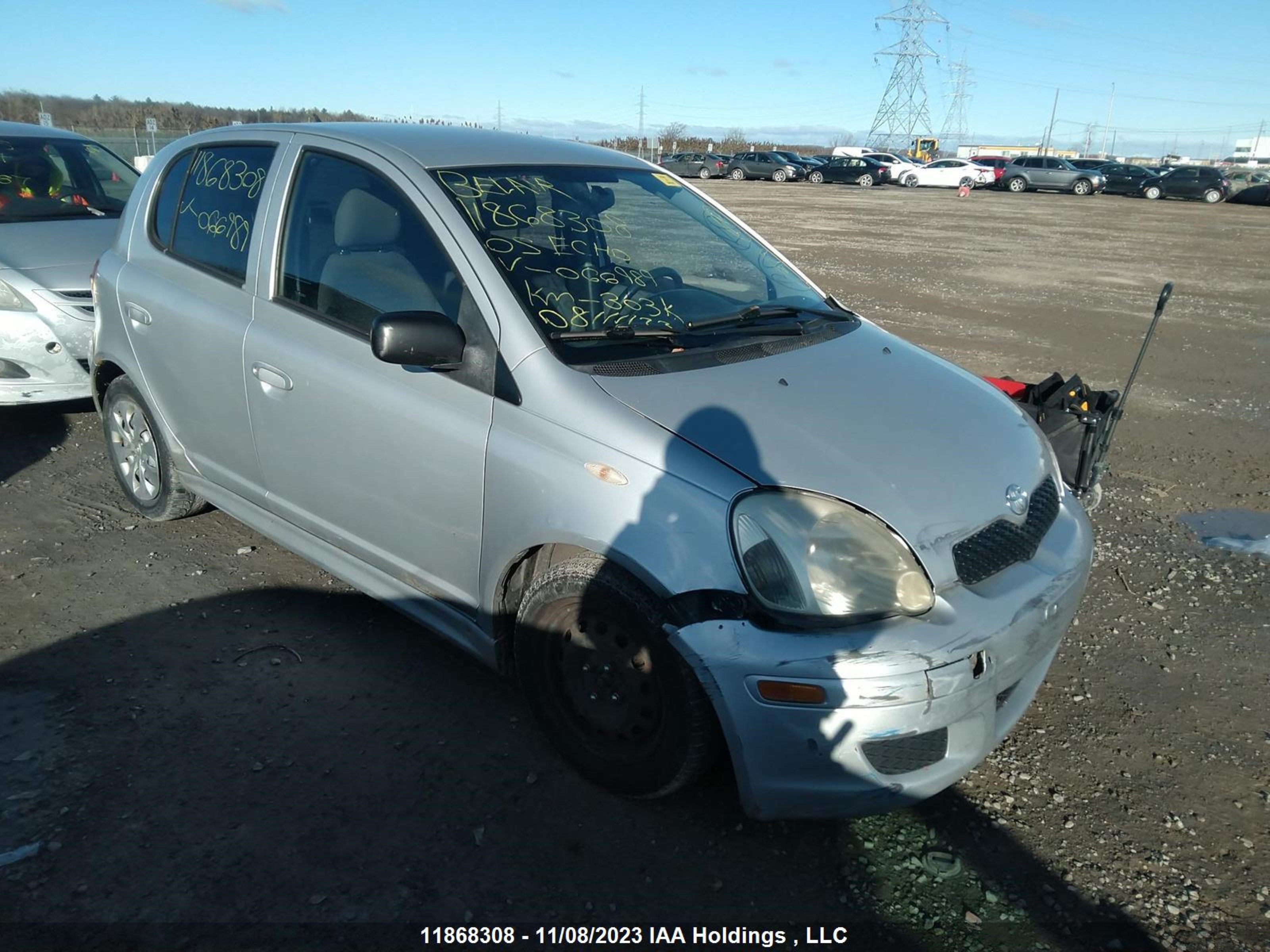 toyota echo 2005 jtdkt123450066989