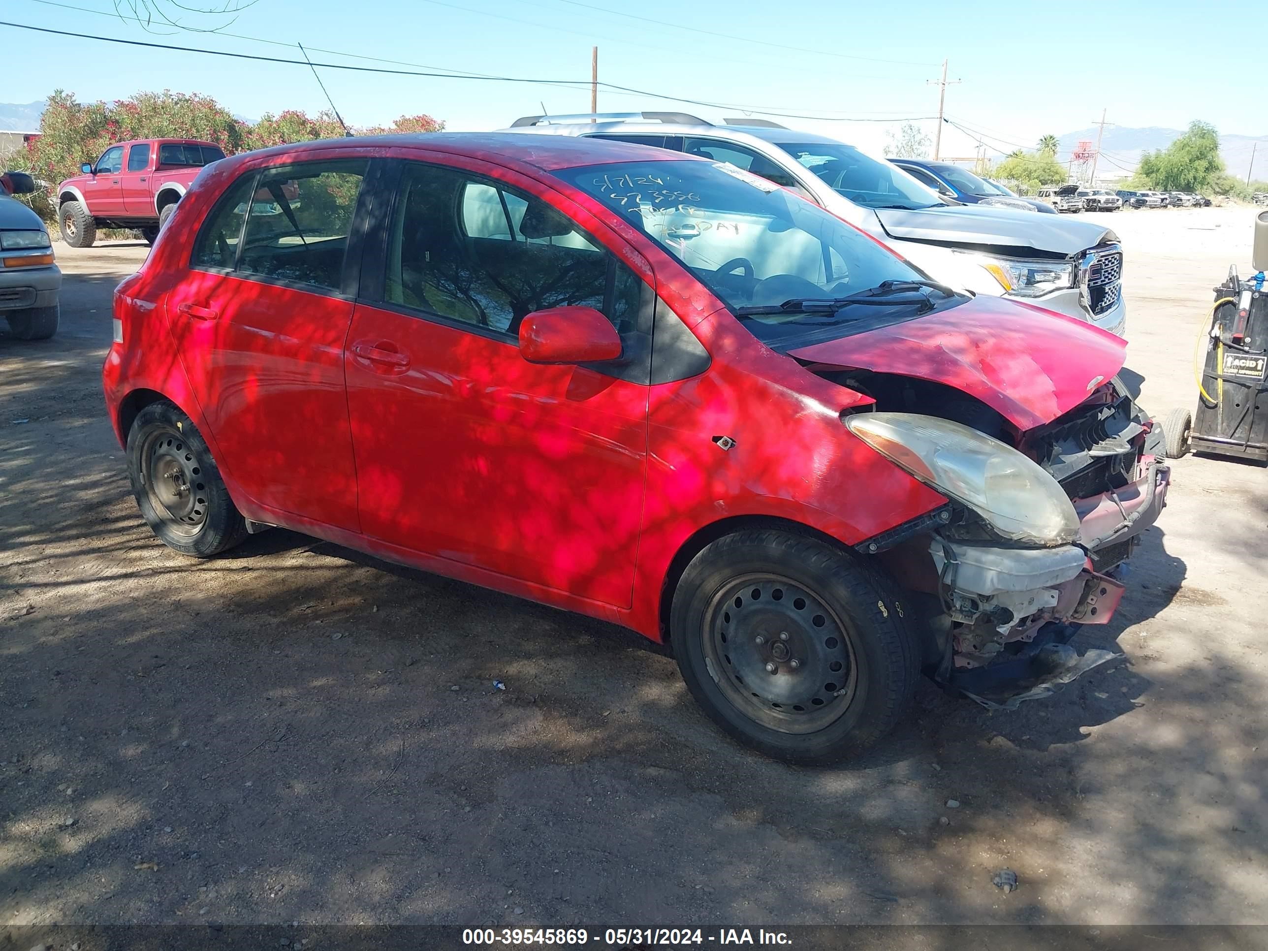 toyota yaris 2009 jtdkt903595257511