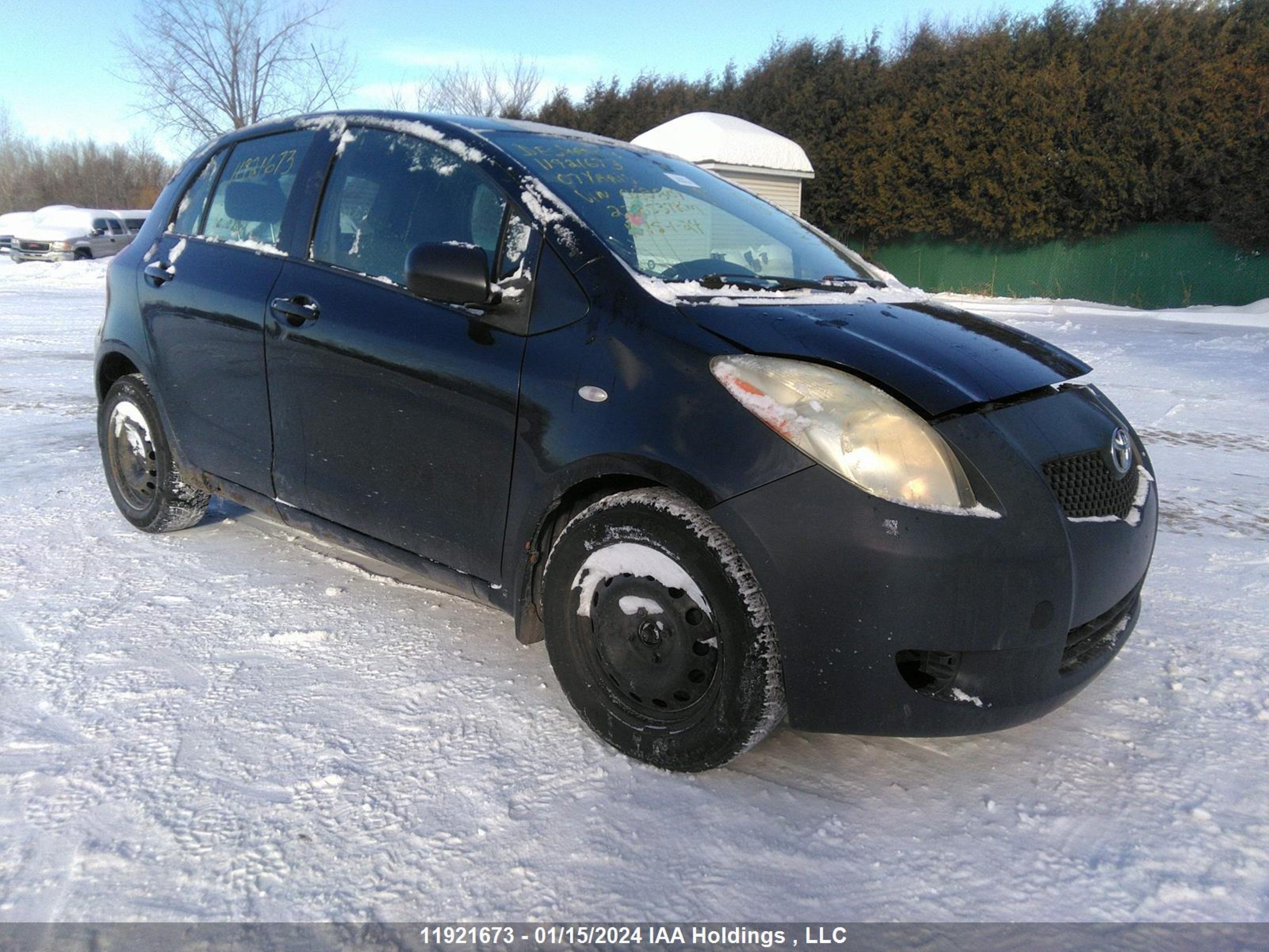 toyota yaris 2007 jtdkt923275068809